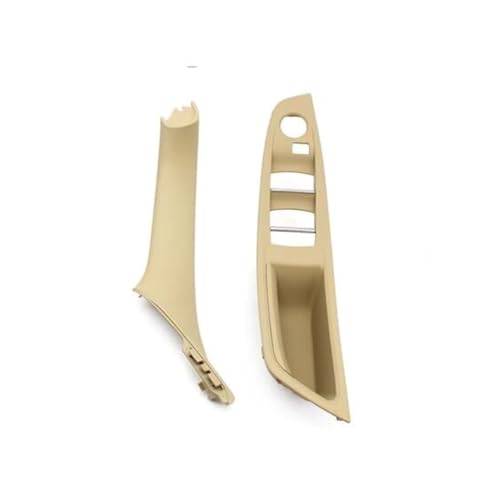 BLBNEZBZTY Auto-Innentürgriff, Fensterschalterabdeckung und -verkleidung Für 5er F10/F11/F18 520-530 2010-2017 RHD Armlehne Fensterschalters(‎Beige 2pcs) von BLBNEZBZTY