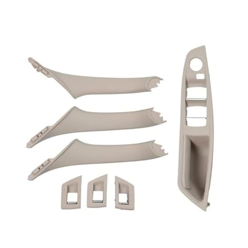 BLBNEZBZTY Auto-Innentürgriff, Fensterschalterabdeckung und -verkleidung Für 5er F10/F11/F18 520-530 2010-2017 RHD Armlehne Fensterschalters(‎Oyster 7pcs) von BLBNEZBZTY