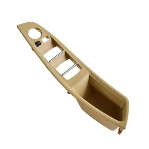 BLBNEZBZTY Auto-Innentürgriff Für 5er F10 F11 LHD, Beige/Schwarz Armlehne Fensterschalters(‎Beige-lhd) von BLBNEZBZTY