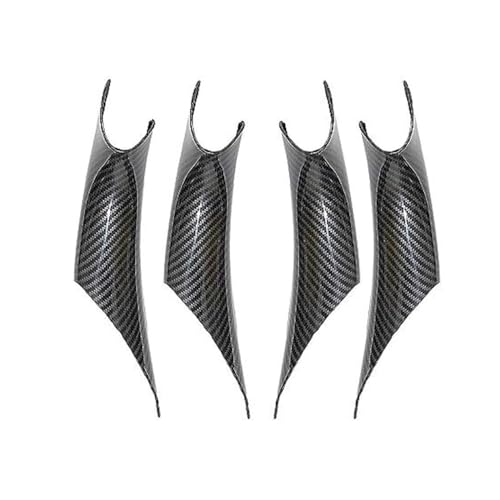 BLBNEZBZTY Auto-Innentürgriff-Trimmabdeckung Für 3er/4er-Serie, M3, M4, F30, F80, F31, F32, F33, F34, F35 Armlehne Fensterschalters(‎Carbon Fiber-4 Pcs) von BLBNEZBZTY