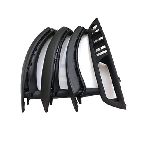 BLBNEZBZTY Auto-Innentürgriff Und Armlehne Aus, Zuggriff-Set Für X5/X6 E70/E71/E72 2007–2013, Rechtslenker Armlehne Fensterschalters(‎Rhd Black 7pcs) von BLBNEZBZTY