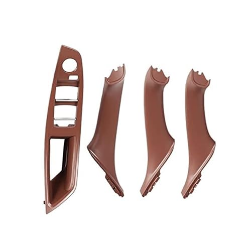 BLBNEZBZTY Auto-Innentürgriffe, Fensterheberschalter Panel Trim Für F10/F11/F18 5 Series 2010-2016 Armlehne Fensterschalters(‎Red Brown-4pcs) von BLBNEZBZTY