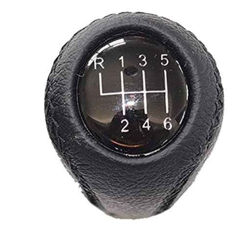 BLBNEZBZTY Auto Schaltknauf Abdeckung Für MAZDA 6 II GH 2007 2008 2009 2010 2011 2012 Pu Leder Auto Shift Schaltknauf Hebel Gaitor boot CoverCar Schaltknauf Kopf(‎6 Speed Knob Black) von BLBNEZBZTY