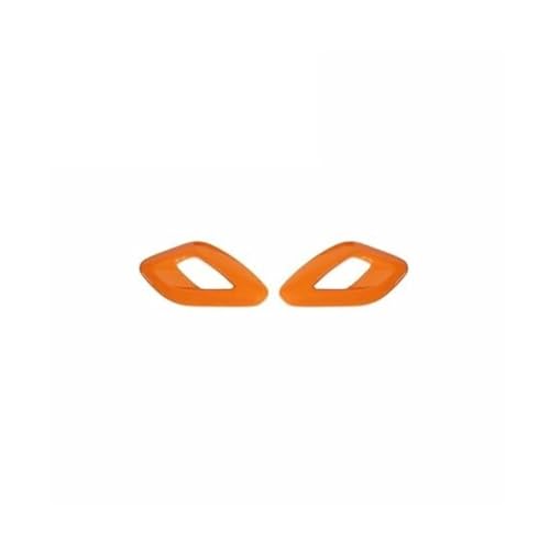 BLBNEZBZTY Auto Tür Innen Griff Dekoration Abdeckung Zubehör Für Dodge Für Challenger 2015-2023 Armlehne Fensterschalters(Orange) von BLBNEZBZTY