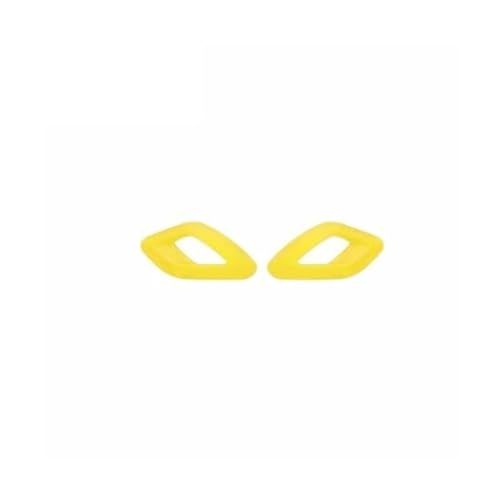 BLBNEZBZTY Auto Tür Innen Griff Dekoration Abdeckung Zubehör Für Dodge Für Challenger 2015-2023 Armlehne Fensterschalters(Yellow) von BLBNEZBZTY