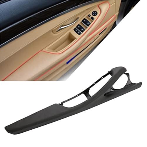BLBNEZBZTY Autotür-Innengriffverkleidung mit Knopfschalterrahmen Für F10 F11 F18 5er 2010-2017 LHD Armlehne Fensterschalters(‎Black) von BLBNEZBZTY