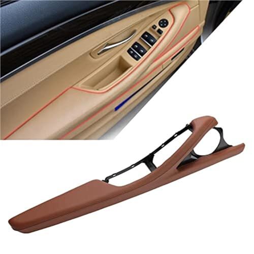 BLBNEZBZTY Autotür-Innengriffverkleidung mit Knopfschalterrahmen Für F10 F11 F18 5er 2010-2017 LHD Armlehne Fensterschalters(‎Red Brown) von BLBNEZBZTY