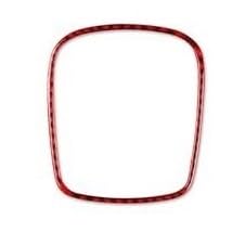 BLBNEZBZTY Für A3 S3 8P 2006 2007 Kohlefaser Schalthebel Ablageverkleidung Verkleidungsabdeckung Autoinnenausstattung Dekorative Aufkleber Staubschutzpad Getränkehalter Auto(‎2 Red) von BLBNEZBZTY