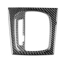 BLBNEZBZTY Für A3 S3 8P 2006 2007 Kohlefaser Schalthebel Ablageverkleidung Verkleidungsabdeckung Autoinnenausstattung Dekorative Aufkleber Staubschutzpad Getränkehalter Auto(‎6 Black Lhd) von BLBNEZBZTY