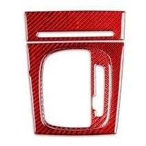 BLBNEZBZTY Für A3 S3 8P 2006 2007 Kohlefaser Schalthebel Ablageverkleidung Verkleidungsabdeckung Autoinnenausstattung Dekorative Aufkleber Staubschutzpad Getränkehalter Auto(‎8 Red Rhd) von BLBNEZBZTY