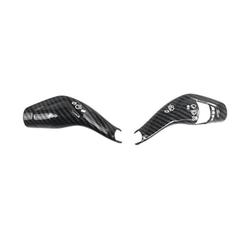 BLBNEZBZTY Für Mustang 2015-2021 Wischer Schalthebel Scheinwerfer Schalthebel Dekoration Abdeckung Innen Zubehör Auto Innen Trim Streifen Staubschutzpad Getränkehalter Auto(‎Black) von BLBNEZBZTY