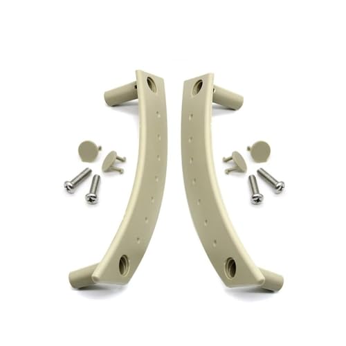 BLBNEZBZTY Für VW Für Käfer 1998-2010 1C0867171A 1C0867172A Innen Links Rechts Tür Panel Pull Griff Abdeckung Reparatur Ersatz Armlehne Fensterschalters(Beige 2PCS) von BLBNEZBZTY