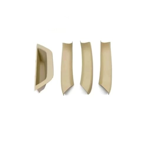 BLBNEZBZTY Für X3 Für X4 Für F25 Für F26 2010 2011 2012 2013 2014 2015 2016 2017 Auto Innentürgriff Zugabdeckung LHD Zubehör Armlehne Fensterschalters(Beige-4pcs) von BLBNEZBZTY