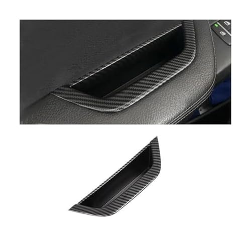 BLBNEZBZTY Für X3 X4 F25 F26 2010-2016 Innentürgriffverkleidung Pull Cover Carbon Textur/Schwarz LHD/RHD Armlehne Fensterschalters(Driver Side Carbon) von BLBNEZBZTY
