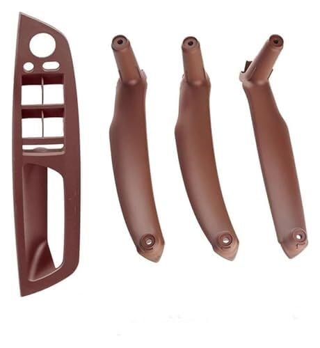 BLBNEZBZTY Für X5/X6 E71/E70 2007-2014 Innen Tür Pull Griff Ersetzen Abdeckung Montage Armlehne Fensterschalters(‎4 Reddish Brown) von BLBNEZBZTY