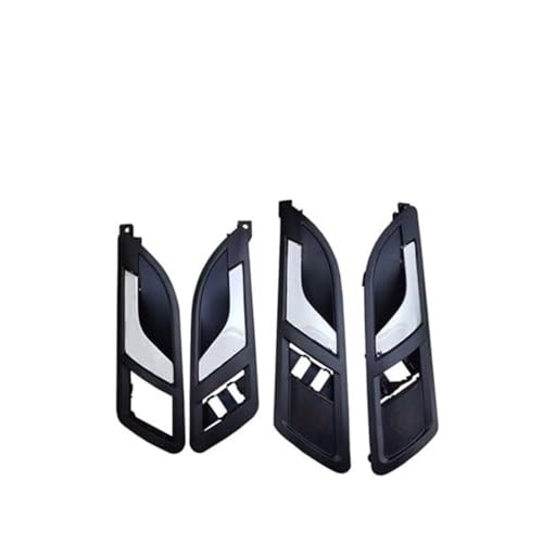 BLBNEZBZTY Innen Tür Pull Griff Für Vw Für Lavida 2008-2012 Auto Vorne Hinten L/R Armlehne Fensterschalters(‎Black 4pcs Set) von BLBNEZBZTY