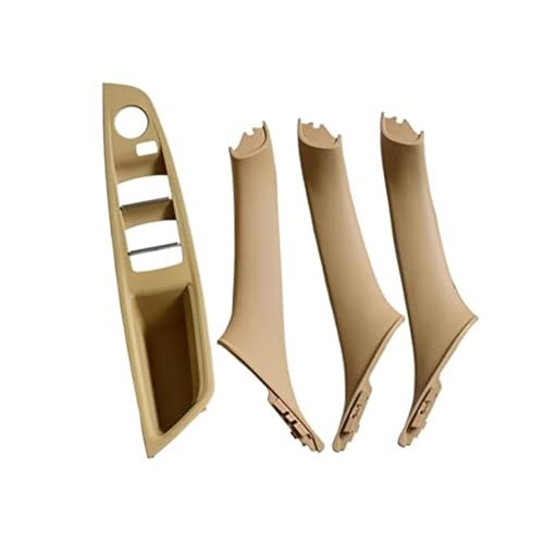 BLBNEZBZTY Innentürgriff-Armlehne und Fensterschalter-Panel-Set Für 5 Series F10 F11 F18 520i 523i 525i 528i 535i Verbesserte neue Armlehne Fensterschalters(‎Beige-4pcs) von BLBNEZBZTY