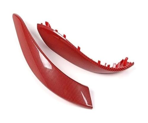 BLBNEZBZTY Innentürverkleidungsgriff Für 3er F30/F35/F3X 2012-2019, Links/rechts, 2 Oder 4 Stück Armlehne Fensterschalters(‎Carbon Fbre-red-2) von BLBNEZBZTY