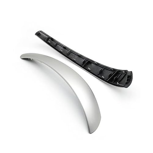 BLBNEZBZTY Türgriffe Für 1er E81-E88 2006-2012 Autoinnenraum Links Und Rechts Zuggriffabdeckung Verkleidung Armlehne Fensterschalters(‎Matte Silver Set) von BLBNEZBZTY