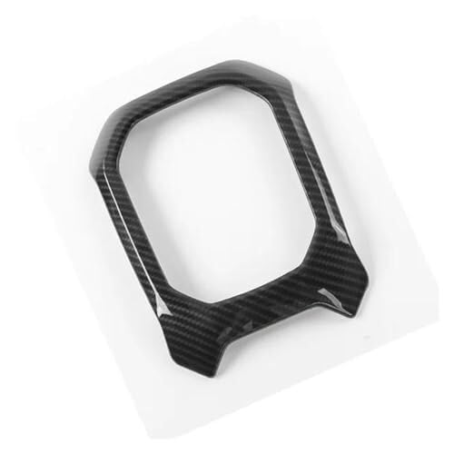 Für Jeep Für Renegade 2016 2017 2018 2019 2020 2021 2022 2023 2024 ABS Auto Schalthebel Panel Dekoration Blendrahmen Schalthebelabdeckung Staubschutzpad Getränkehalter Auto(B Carbon Fiber) von BLBNEZBZTY