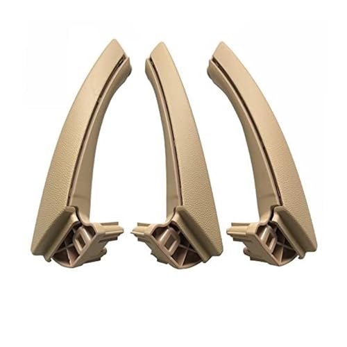 Türgriffsatz Für 3er E90 E91 E92 (316i 318i 320 325 328i), Linkslenker, Rechtslenker, Vorne, Hinten, Innen, 3 Passagiere Armlehne Fensterschalters(‎Lhd Beige Set) von BLBNEZBZTY