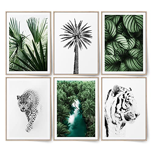 BLCKART Exotic Dream Poster Set Beidseitig Bedruckt Bilderwand Urlaub Wandbilder Schlafzimmer Deko Bilder | 6x A3 | ohne Rahmen (L | 6x A3 | 29,7 x 42 cm | ohne Rahmen, EXOTIC DREAM) von BLCKART