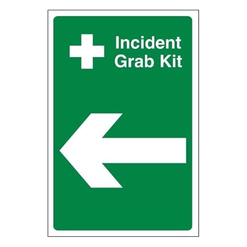 Bleedsave Incident Grab Kit Pfeil links, 300 x 400 mm, selbstklebendes Vinyl-Sicherheitsschild Bleedsave Incident Grab Kit Pfeil links, 300 x 400 mm, selbstklebendes Vinyl-Sicherheitsschild von BLEEDSAVE