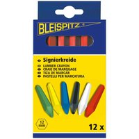 Bleispitz - Signierkreide 12 Stück - Farbe:rot von BLEISPITZ