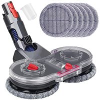 Elektrischer Wischkopf für Dyson V11 V10 V15 V8 V7 Staubsauger, Besenkopf mit Tank und 6 waschbaren Wischmopps von BLEOSAN