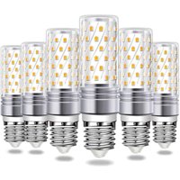 Bleosan - Set mit 6 LED-Lampen E27 12 w (entspricht 100 w Halogenlampe), 1200 lm, Kaltweiß, 6000 k, Abstrahlwinkel 360 220–240 v von BLEOSAN