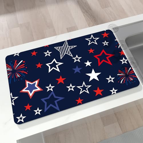 Abtropfmatte, 40,6 x 61 cm, super saugfähig und schneidbar, Kaffeematten für Arbeitsplatte, Küchentheke, passt unter Kaffeemaschine oder Maschine, versteckt Flecken-Trockenunterlage für Abtropfgestell Abtropfmatte, 40,6 x 61 cm, super saugfähig und schneidbar, Kaffeematten für Arbeitsplatte, Küchentheke, passt unter Kaffeemaschine oder Maschine, versteckt Flecken-Trockenunterlage für Abtropfgestell von BLESWIN