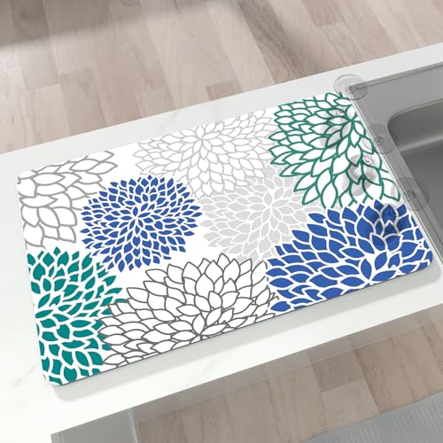 Abtropfmatte, 40,6 x 61 cm, super saugfähig und schneidbar, Kaffeematten für Arbeitsplatte, Küchentheke, passt unter Kaffeemaschine oder Maschine, versteckt Flecken-Trockenunterlage für Abtropfmatte, 40,6 x 61 cm, super saugfähig und schneidbar, Kaffeematten für Arbeitsplatte, Küchentheke, passt unter Kaffeemaschine oder Maschine, versteckt Flecken-Trockenunterlage für von BLESWIN