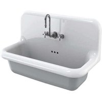 Bleu Provence - Glasierte Keramik-Schulspüle – 90 cm True Colors – Grau (Grigio Chiaro 7035) von BLEU PROVENCE