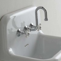 Bleu Provence - True Colors – Schwanenhalsmischer aus verchromtem Messing mit Porzellangriff – hochwertige Verarbeitung Bleu Provence - True Colors – Schwanenhalsmischer aus verchromtem Messing mit Porzellangriff – hochwertige Verarbeitung von BLEU PROVENCE