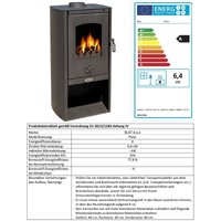 Eek a Kaminofen Holz Ofen Holzofen 6,4 kW Kamin Polar Dauerbrandofen Werkstattofen Schwedenofen Hüttenofen Heizofen von BLIST