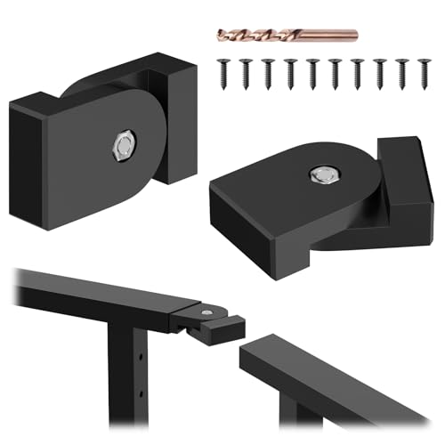 BLIKA BL03-P Level Pivot Connectors with Screws, Black Flat Handlauf Accessories for Cable Railing Handlauf, POM Handlaufverbinder Fitting, Deck Treppe Kabelgeländer Rechteckiger Handlauf, 2 Stück BLIKA BL03-P Level Pivot Connectors with Screws, Black Flat Handlauf Accessories for Cable Railing Handlauf, POM Handlaufverbinder Fitting, Deck Treppe Kabelgeländer Rechteckiger Handlauf, 2 Stück von BLIKA