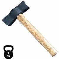 Blim hammer de Zimmermannshammer - Kopf aus geschmiedetem Kohlenstoffstahl de 1 kg - gehärtete Arbeitsfläche de Stiel de Holz - ergonomisch geformter von BLIM