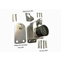 Klose Besser - blindomax Wandtürstopper aus Edelstahl mit Haken - 813 von KLOSE BESSER