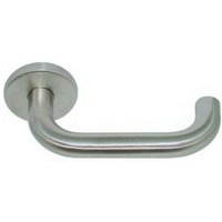 Klose Besser - Paar Türdrücker Inox 304 2 Winkelstücke C7 auf Rosette Vabre - Rückholfeder St.38/50 mm - 171 von KLOSE BESSER