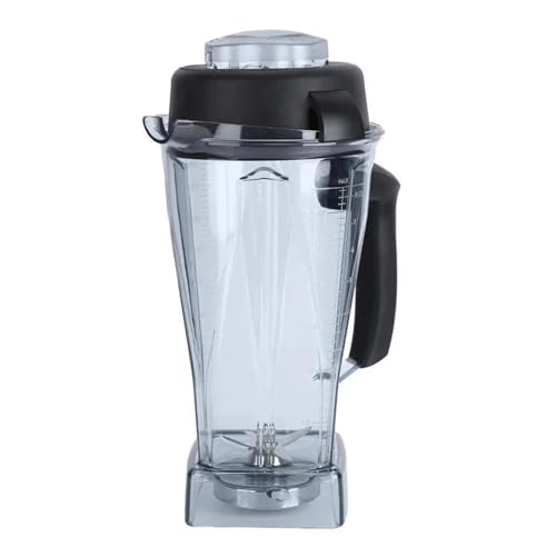 2 L 64 Oz Entsafter-Mixer-Krugbecher-Deckel-Klingen-Teile-Ersatz-Kit, Kompatibel Mit Mixern Der Vitamix-C-Serie, Transparenter Mixer-Behälterbecher von BLIRBAMD