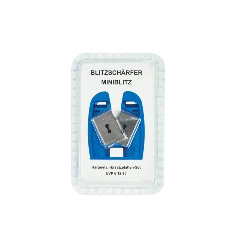 BLITZSCHÄRFER MADE IN GERMANY Messerschärfer Hartmetallplatten Ersatzplatten-Set Blitzschärfer Miniblitz von BLITZSCHÄRFER MADE IN GERMANY