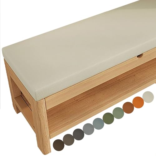 BLLMTEAR Coussin de Banc sur Mesure, Exterieur Impermeable Coussin Banquette Interieur Personnalisée Coussin Assise Antidérapant Coussin de Siège en Mousse(@3,82.6x22in/210x55cm) von BLLMTEAR