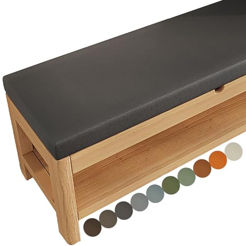 BLLMTEAR Coussin de Banc sur Mesure, Exterieur Impermeable Coussin Banquette Interieur Personnalisée Coussin Assise Antidérapant Coussin de Siège en Mousse(@4,77x24in/195x60cm) von BLLMTEAR