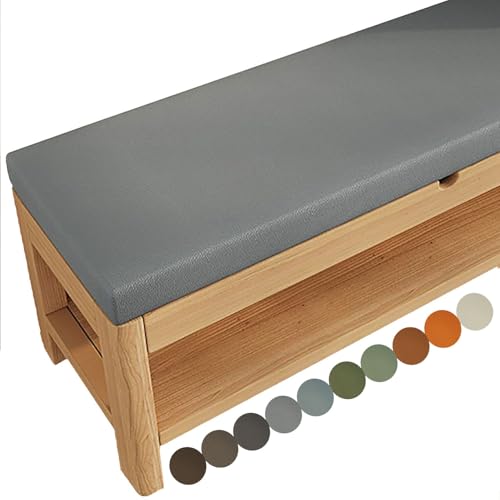 BLLMTEAR Coussin de Banc sur Mesure, Exterieur Impermeable Coussin Banquette Interieur Personnalisée Coussin Assise Antidérapant Coussin de Siège en Mousse(@5,77x16in/195x40cm) von BLLMTEAR
