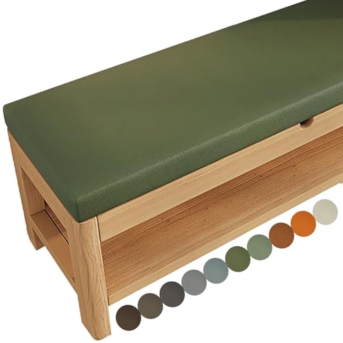 BLLMTEAR Coussin de Banc sur Mesure, Exterieur Impermeable Coussin Banquette Interieur Personnalisée Coussin Assise Antidérapant Coussin de Siège en Mousse(@7,78.7x20in/200x50cm) von BLLMTEAR