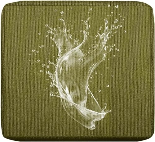 BLLMTEAR Sitzkissenbezug Outdoor Wasserdicht Sofa üBerzug Microfaser Sofasitzbezug Sofakissen-SchonbezüGe for Outdoor,GartenmöBel,Terrasse(24,60x55cm/24x22in) von BLLMTEAR