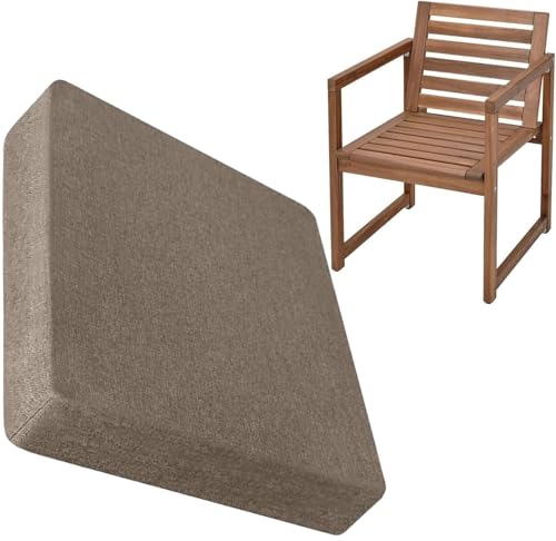 BLLMTEAR Stuhlkissen Gartenkissen Gartenstühle Stuhlauflage Stuhlpolster Sitzkissen Abnembar Bezug mit Reißverschluss Auflage Set Garten Kissen(13,40x5cm/16x2in) von BLLMTEAR