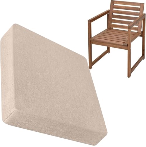 BLLMTEAR Stuhlkissen Gartenkissen Gartenstühle Stuhlauflage Stuhlpolster Sitzkissen Abnembar Bezug mit Reißverschluss Auflage Set Garten Kissen(16,40x3cm/16x1in) von BLLMTEAR