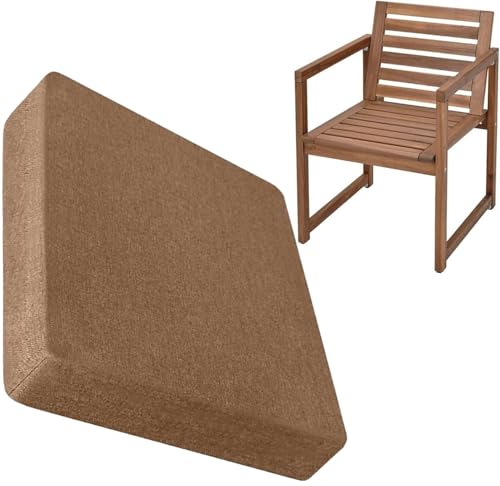 BLLMTEAR Stuhlkissen Gartenkissen Gartenstühle Stuhlauflage Stuhlpolster Sitzkissen Abnembar Bezug mit Reißverschluss Auflage Set Garten Kissen(9,55x5cm/22x2in) von BLLMTEAR
