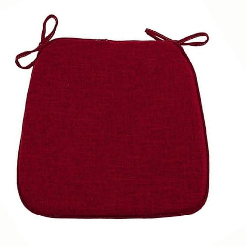 BLLMTEAR Stuhlpolster für Esszimmerstühle mit Bändern Sitzkissen für Küchenstühle Stuhlkissen für Esszimmer im Landhausstil rutschfeste Dicke Waschbare Stuhlkissenpolster(03,1pc:38x35cm/15x14in) von BLLMTEAR